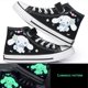 thumbnail image 1 of Sanrio-zapatos de lona de alta calidad de Hello Kitty para niños, zapatillas Kawaii luminosas con suelas suaves, a la moda, regalo, 1 of 4
