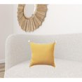 thumbnail image 4 of 18" X 18" Mustard 100% Cotton Geometric Zippered Pillow, 4 of 9