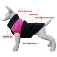 thumbnail image 3 of Methold Chaquetas elegantes para mascotas que se mantienen cálidas y modernas, abrigo de invierno para perros, abrigos de invierno para Ropa para mascotas rojo 1XL, 3 of 6