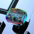 thumbnail image 1 of Cargador de coche Bluetooth Transmisor FM para coche Bluetooth manos libres mp3 verdadero puerto USB dual 3.1A cargador PD, 1 of 2