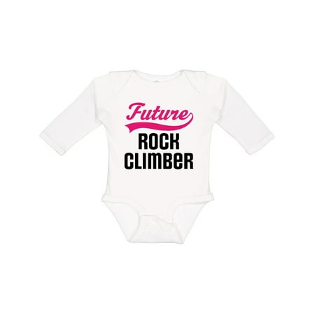 

Inktastic Future Rock Climber Gift Baby Girl Long Sleeve Bodysuit