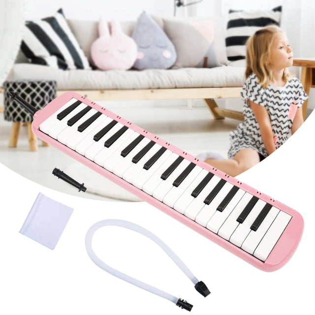 Senjay 37 Keys Melodica, Impact Resistant Convenient Easy To Play Environmentally Friendly Melodica Blowpipe Kit For Playing For Concert