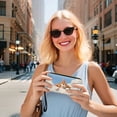 thumbnail image 5 of TSOVTHRID Cat Cloud Print 2PCS Top Handle Purse and Wallet Set for Women Trendy Tote Shoulder Bag PU Leather Hobo Bag Blue Satchel Handbag with Matching Wallet for Working Shopping, 5 of 7