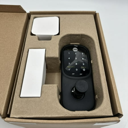 Yale - Assure Lever Smart Lock Bluetooth Replacement Handle with Touchscreen and App Access - Black Suede