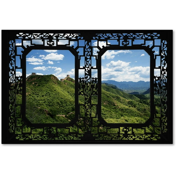 Trademark Fine Art "Window Wall" Canvas Art by Philippe Hugonnard