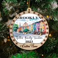 thumbnail image 2 of Brooklyn Vacation Suncatcher, Brooklyn Suncatcher, Christmas Stained Glass, Brooklyn Custom, Personalized Gift, Brooklyn Bauble, Brooklyn Souvenir DyNIhs (Brooklyn), 2 of 5