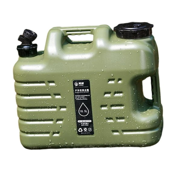 Water Container with Spigot Water Storage Barrel Water Bucket for Outdoor Picnic 18L