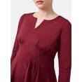 thumbnail image 4 of Ingrid & Isabel For Every Belly Women’s Maternity Pintuck Mini Dress, Sizes S-XXL, 4 of 8