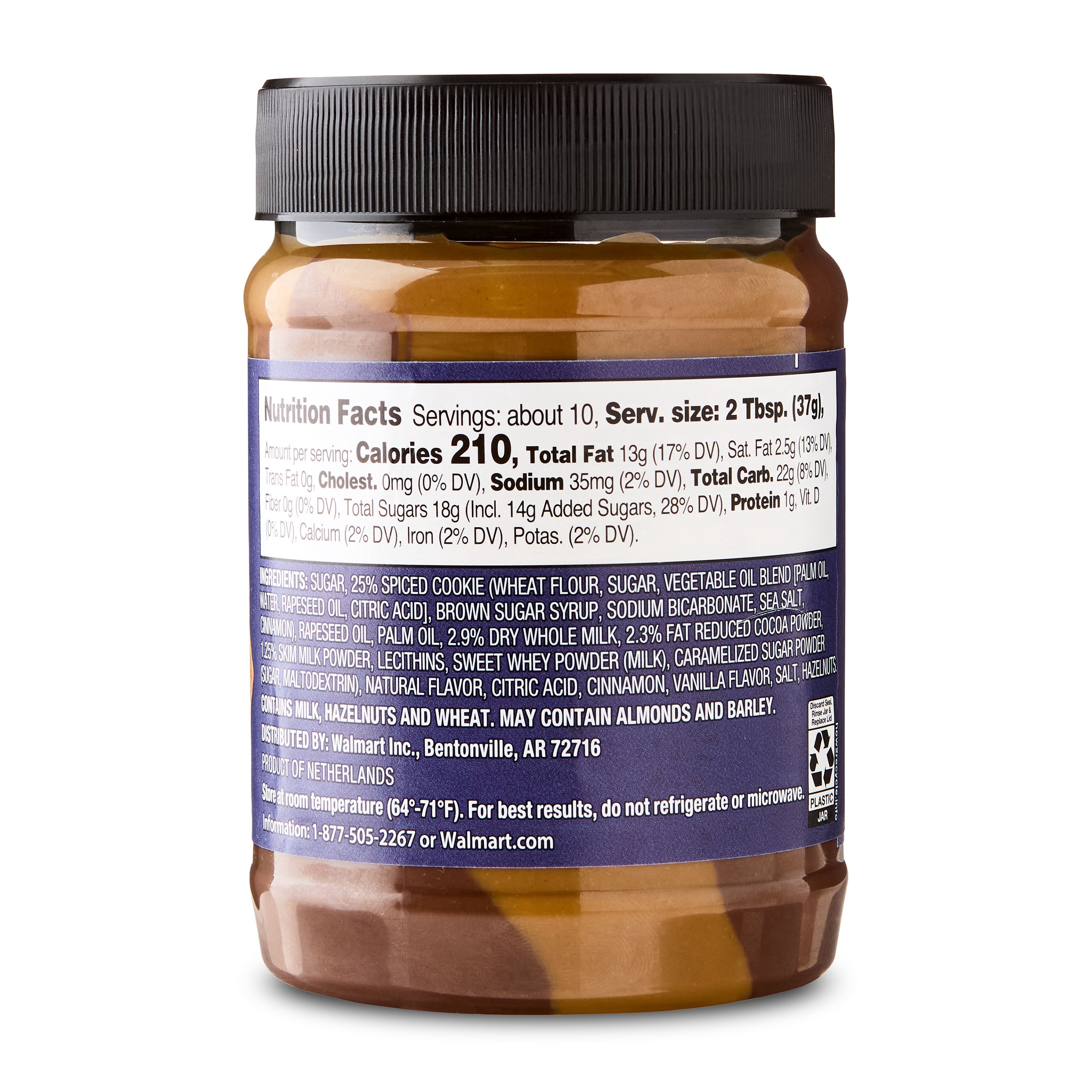 Great Value Speculoos Cookie Butter & Cocoa Spread, 14.1 oz