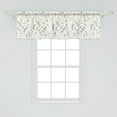 thumbnail image 2 of Ambesonne Woodsy Window Valance, Various Items Drawn by Hand, 54" X 18", White Multicolor, 2 of 3