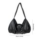 thumbnail image 2 of Bolso de axila de nube para mujer, monedero fruncido de cuero PU para comprador femenino (negro), 2 of 5