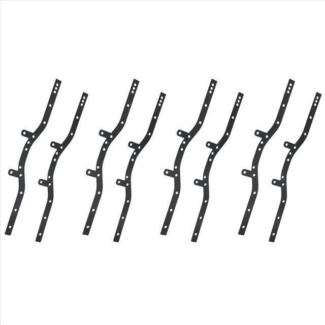 Chasis de Lateral de de de Chasis de Metal de 8 Piezas para C14 C24 C24-1 1/16 Accesorios de Piezas de Actualización de Coche RC