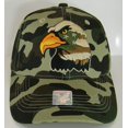thumbnail image 2 of Patriotic Eagle USA Flag Side Panel Cotton Adjustable Baseball Cap (Military Camo), 2 of 3