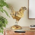 thumbnail image 2 of DecMode 17" Patina Rooster Garden Sculpture, 2 of 5