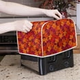 thumbnail image 3 of Wood Sunflower Print Toaster Cover Appliance 2 Slice, Bread Toaster Cover Bakeware Protector, Dust and Fingerprint Protection, 3 of 14