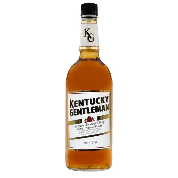 Kentucky Gentleman Kentucky Bourbon Whiskey, 1L, 80 Proof (40% ABV)