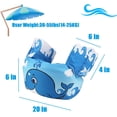 thumbnail image 2 of Kids Caca Swim Vest For Boys And Girls Age 2-6 Years Old Safety Floaties Dolphin, 2 of 5