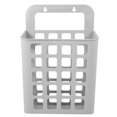 thumbnail image 1 of Foldable Plastic Laundry Basket, Hanging Storage Organizer for Clothes and Towels, Space Saving Wall Mounted Container for Bathroom, Bedroom, or, 1 of 5