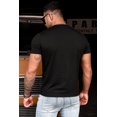 thumbnail image 1 of ABPHQTO Camiseta gráfica para hombre con estampado de cabeza de lobo y letra negra para hombre, 1 of 5