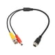 thumbnail image 3 of 4Pin 2 in 1 Aviation Head to BNC+DC Male Video Connector Adapter Cable (A), 3 of 6