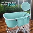 thumbnail image 4 of Portable Dog Bathtub, Elevated & Foldable Space-Saving Pet Shower Station with Efficient Drainage, Bathing Tub for Washing & Grooming Small/Medium Size Dogs and Cats Indoor & Outdoor, 4 of 8