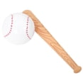 thumbnail image 3 of 1 Set Inflatable Baseball Bat for Portable Inflated Bat Sports Toy Yellow Wood Grain 80.0x9.0x8.0in, 3 of 9