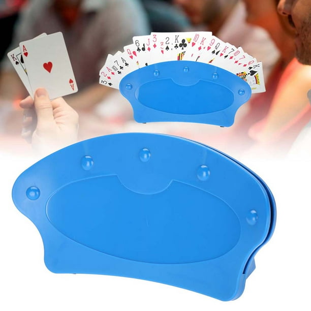 Porte-cartes, Supports De Poker Durables Bleus, Pour Cartes De