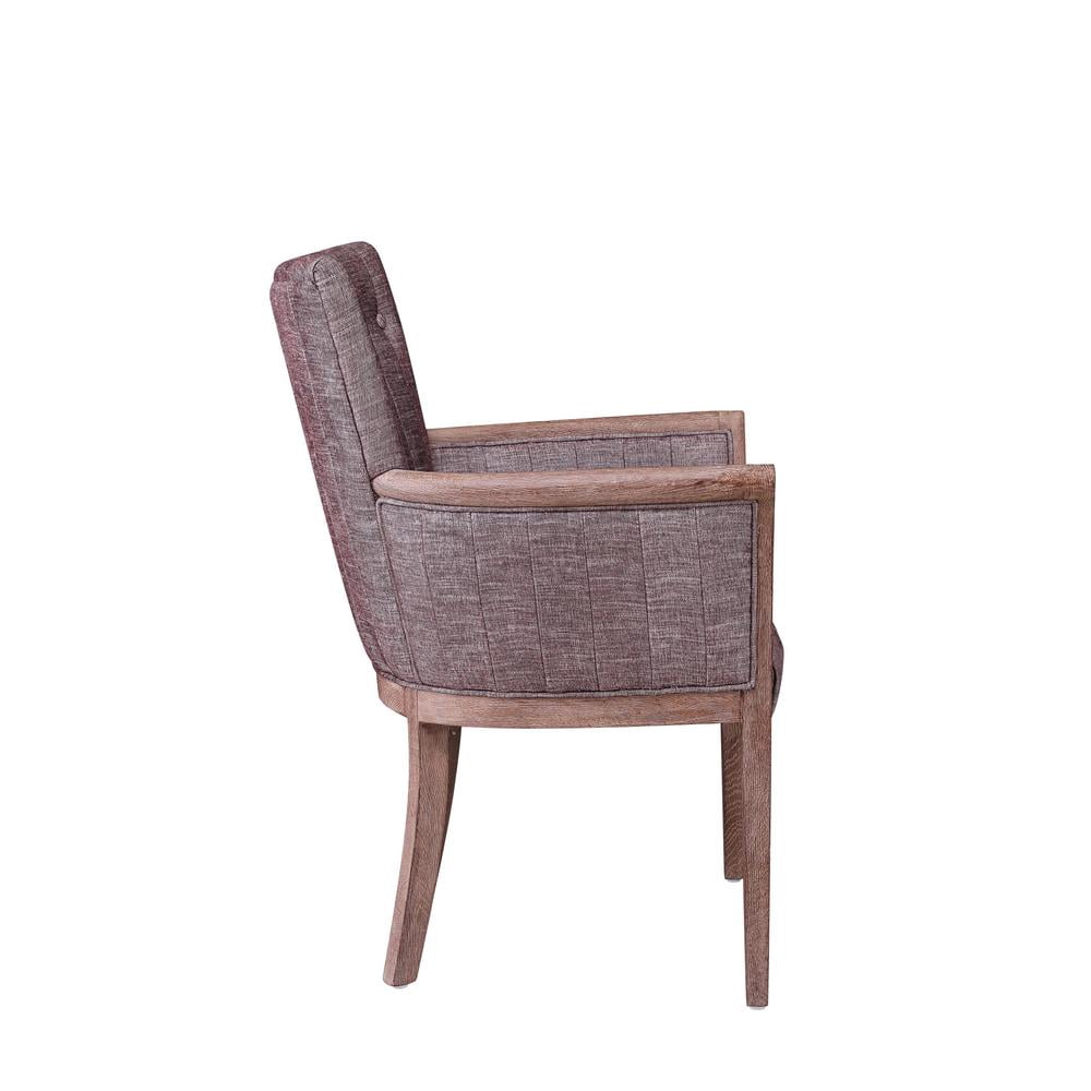Burnham Home Designs Claire Dining Arm Chair, Weathered Red