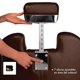 thumbnail image 5 of Sillon Barbero Big Room Silla Reclinable Estetica Uso Rudo 200 kilos cafe, 5 of 9