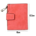 thumbnail image 2 of Women's Small Leather Blocking Zipper Pocket Wallet Ladies Credit Card Slots Purse, 2 of 5