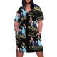 thumbnail image 2 of Fance Donny Osmond-vestido holgado con cuello redondo para mujer ropa de fiesta vestidos de graduación vestidos de cumpleaños para mujer, 2 of 7