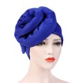 thumbnail image 2 of Ludlz Women Muslim Hijab Big Flower Turban Cancer Chemo Hat Bonnet Headbands Hair Loss Wrap Cap, 2 of 3