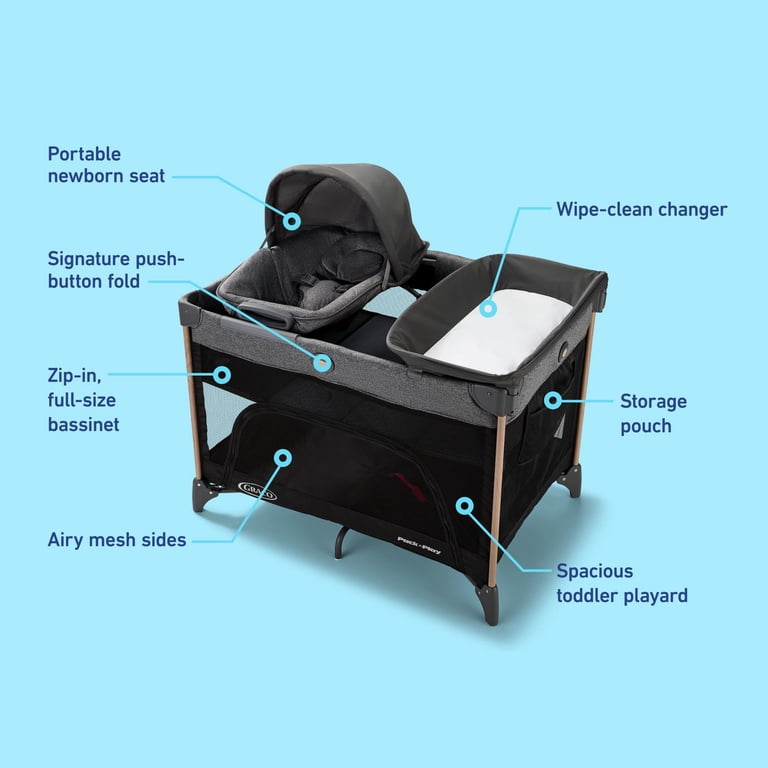 fab groundbreaker crix ブラックフライデーpack Graco Pack n' Play Close2Baby Seat Lux Infant Toddler Playard