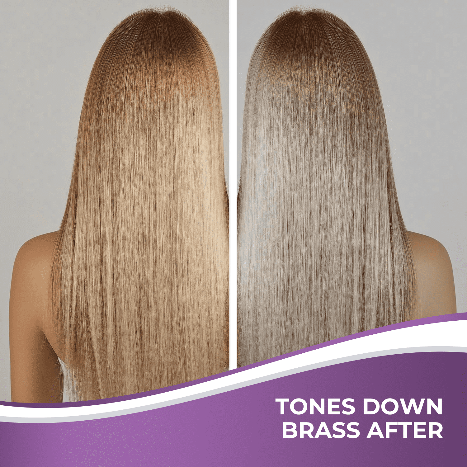Karseell Purple Hair Mask with Argan Oil for Blonde Silver Gray Hair, Brass Neutralizing Treatment 16.9 fl oz + 1.69 fl oz