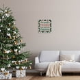 thumbnail image 2 of Merry Little Christmas Plaid Holiday Holiday Graphic Art Gray Framed Art Print Wall Art, 2 of 7