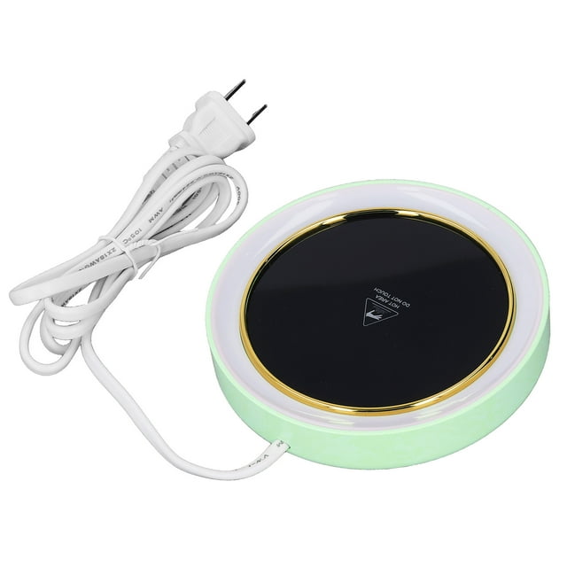 2 Modes Heating Cup Mat, Auto Stop Even Heating Tea Coffee Milk Beverage Desktop Heating Mat Pad Waterproof Touch Coffee Electric Cup Warmer Warm Electric Pad for Home Office