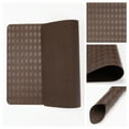 thumbnail image 5 of Unique Bargains Set of 6 Leather Placemats for Kitchen Dining Table Dark Brown, 5 of 6
