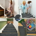 thumbnail image 4 of 8 X 30 15 Pack Non Slip Stair Carpet Treads For Wood Steps Indoor Stair Mats Covers With Adhesive AntiSlip Stair Runner Rug For Elders And Dogs, 4 of 7