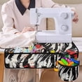 thumbnail image 4 of HELLHERO Cow print Sewing Machine Mat Sewing Machine Dustproof Foldable Polyester Fabric Beautiful & Practical Fusion Waterproof Protective Mat for Most Sewing Machines, 4 of 5