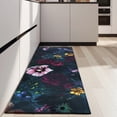 thumbnail image 4 of Pioneer Flower Floral Print Pattern Kitchen Rug Mat,Kitchen Runner Rugs Non Skid Washable,Decorative Kitchen Floor Mats for Kitchen,Sink,Laundry,17"X47", 4 of 5