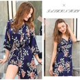 thumbnail image 2 of Conjunto de pijamas de seda para mujer, pijamas para niña, pijamas para mujer, pijamas de satén, 2 of 5