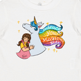 thumbnail image 4 of Inktastic Embrace Your Magical Side Girl Hugging A Unicorn Boys or Girls Baby T-Shirt, 4 of 5