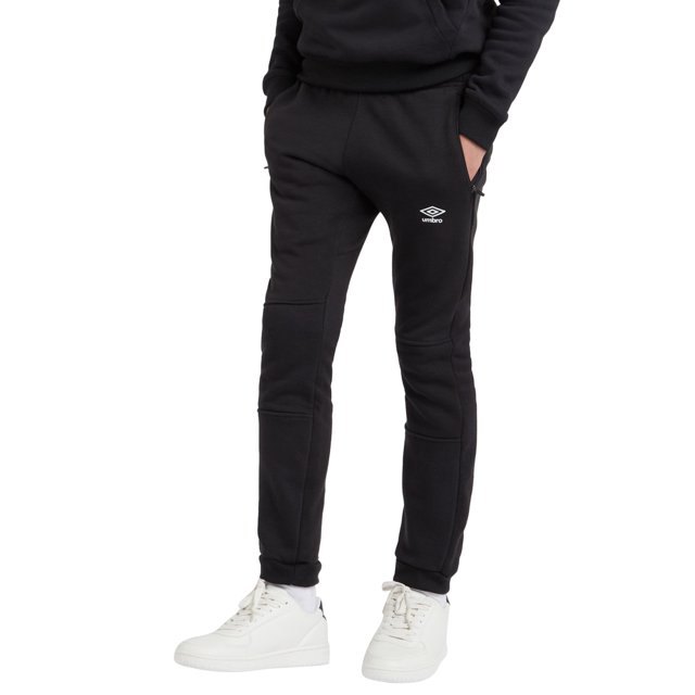 Umbro - Pantalón de Chándal Club Leisure para Niños/Niñas (Marino, Blanco)