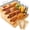 5-Tier-14.1*14.1*4.7in, variant on Bamboo Skewer Holder Food Display - 6-Tier Skewer Board with 180 Holes & 100 Bamboo Skewers 6 Inch, Elegant Fruit Display for Party, Appetizer Dessert Cheese Stand for Family Gathering (5-Tie)