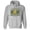 Grey, variant on Amalfi Coast Hoodie Sweatshirt Unisex Large White