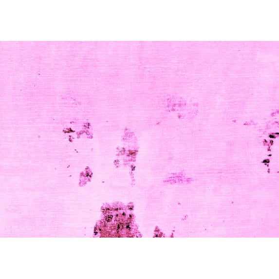 Ahgly Company Indoor Rectangle Abstract Pink Modern Area Rugs, 2' x 3'