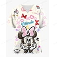 thumbnail image 2 of Camisetas de mujer Y2k Lilo & Stitch Camiseta de hospital con cuello en V y bolsillo Disney Nueva ropa de verano Uniforme de enfermera Uniforme con cuello de bolsillo Y2k, 2 of 4