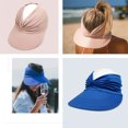 thumbnail image 4 of Chapeau de Soleil Femme, Visière de Plage Protection UV avec Grand Bord pour Sports Plage Golf Randonnée, Rose, 4 of 6