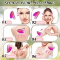 thumbnail image 5 of Stainless Steel Gua Sha Facial Tools Guasha for Face Metal Gua Sha Tighten Skin Massage Guasha Beauty Tool for Body Eyes Neck Massager with Travel Pouch Skin Care Gifts (Rainbow Color), 5 of 13