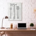 thumbnail image 2 of Kitchen Word Search Fun Family Word Design Super Oversized Stretched Canvas Wall Art by Daphne Polselli, 2 of 6